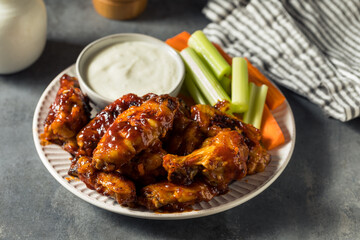 Homemade Honey BBQ Chicken Wings