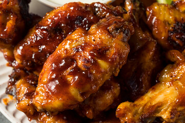 Homemade Honey BBQ Chicken Wings