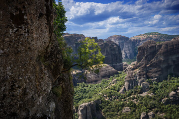 View from the Holy Trinity Monastery, Meteora, Greece