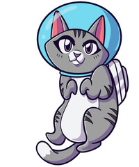 Cat Astronaut Catronaut Print On Demand Tshirt Design T-shirt 