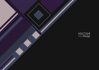 Creative Geometric Overlapping Form Background