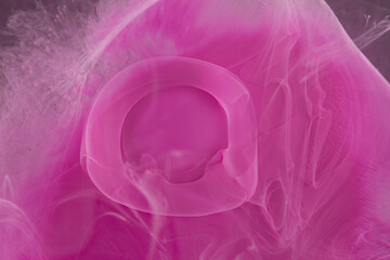 Creative multicolor background with abstract painted waves