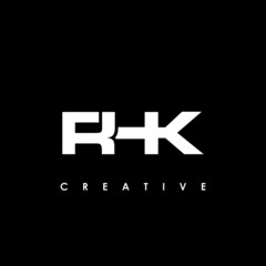 RHK Letter Initial Logo Design Template Vector Illustration