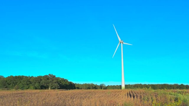 wind turbine in the field