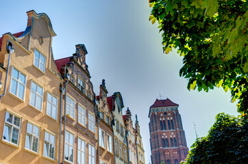 Gdanks Old Town, Poland, HDR Image