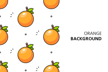 Orange background. Icon design. Template elements. isolated on white background