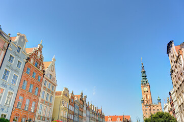 Gdanks Old Town, Poland, HDR Image