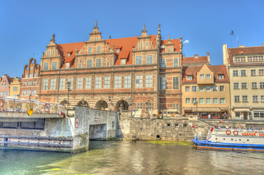 Gdansk Old Town, Poland, HDR Image