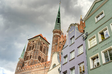 Gdansk Old Town, Poland, HDR Image