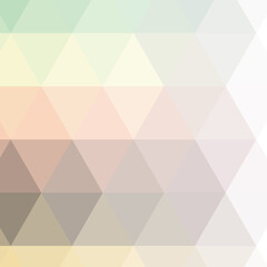 Fototapeta premium Abstract color Low-Polygones Generative Art background illustration