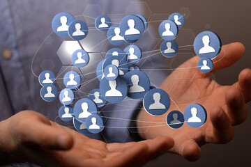 HR - Human resources management and recruitment concept