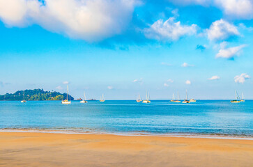 Fototapeta na wymiar Tropical Paradise island Koh Phayam Aow Yai Beach landscape Thailand.