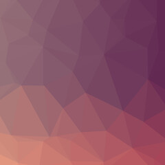 Abstract color Low-Polygones Generative Art background illustration