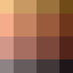 Abstract color Low-Polygones Generative Art background illustration