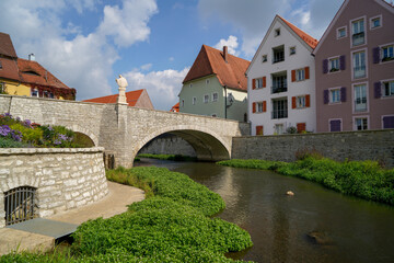 Berching, Bacham is a Bavarian town in the Neumarkt district in the Upper Palatinate. Photographed...