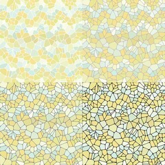 set color pebbles. abstract pastel colors. geometric pattern. polygonal style. eps 10