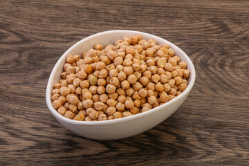 Vegan cuisine - Dry chickpea heap