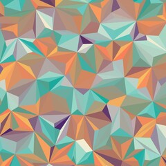 Fototapeta premium Abstract background consisting of color triangles. Geometric design for business presentations or web template banner flyer. Illustration pattern. eps 10