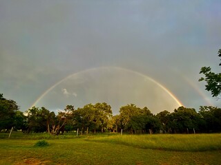 rainbow in the sky