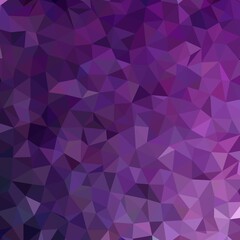 Background made of purple triangles. Square composition with geometric shapes. Eps 10