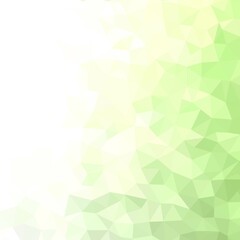 Abstract background consisting of green triangles. Geometric design for business presentations or web template banner flyer. Vector illustration. eps 10