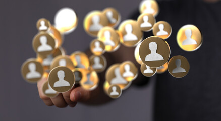 Global digital connections with technology