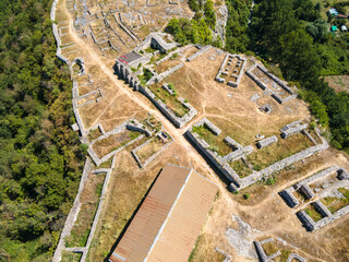 Ruins of medieval fortificated city of Cherven, Ruse region, Bulgaria