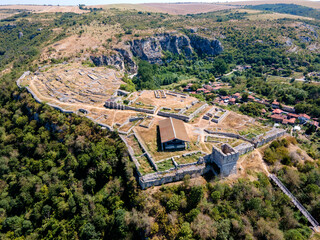Ruins of medieval fortificated city of Cherven, Ruse region, Bulgaria