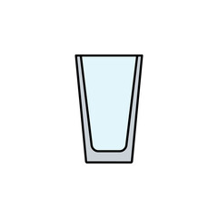 Cooler, glass colored icon. Can be used for web, logo, mobile app, UI, UX