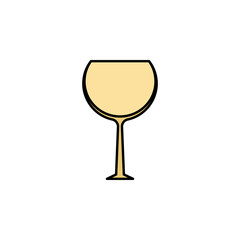 Balloon, glass, colored icon. Can be used for web, logo, mobile app, UI UX