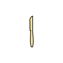 Steak knife colored icon. Can be used for web, logo, mobile app, UI, UX