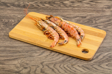 Tasty big Langoustine over the board