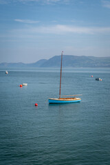 Small boats on a tranquil bay in the sunshine