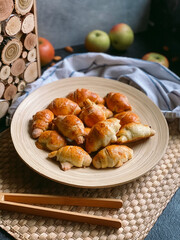 Spicy, flavorful Gata buns on the table.