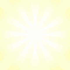 Yellow and white Sunburst Pattern Background. Rays. Sunburst background. Vector illustration. Yellow and white radial background.