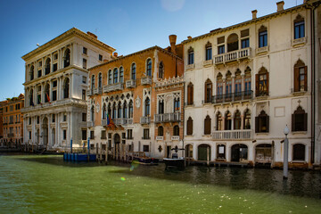 Venice, Veneto, Italy after 2020 lockdown in summer