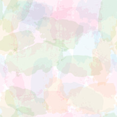 watercolor seamless pattern, rainbow colors girly print, artistic pastel background