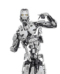 cyborg is saying i am the guy trust me