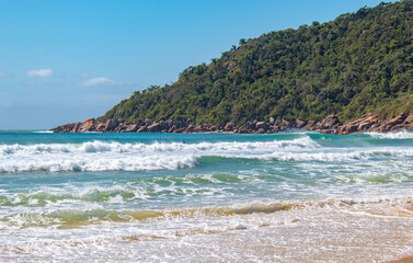 ondas fortes da Praia Brava Florianopolis Santa Catarina Brasil Florianópolis