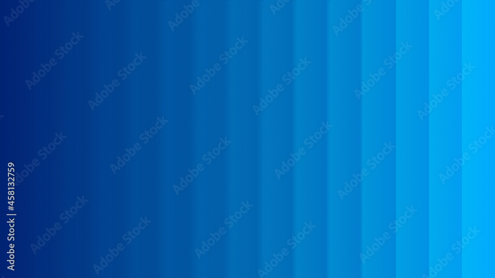 Wall mural 3d smooth straight lines in a row minimalist deep blue abstract background with blurred effect