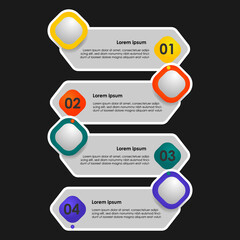 Infographic element design template background
