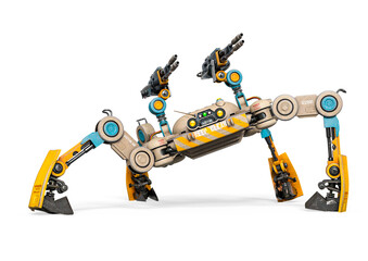 combat drone is staggered