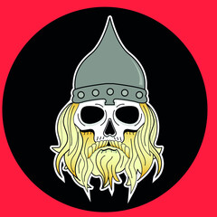 
viking skull