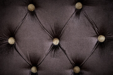 Dark brown silk velvet luxury capitone buttoned background