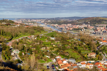 Views from Kobetamendi, Bilbao, Basque Country, Spain.