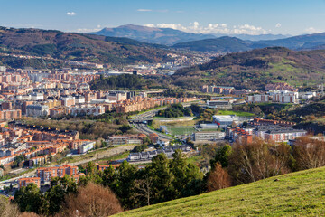 Obraz premium Bilbao, capital of Biscay, Basque Country, Spain,