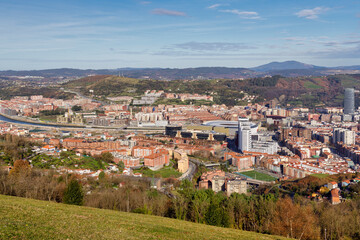 Fototapeta na wymiar Bilbao, capital of Biscay, Basque Country, Spain,