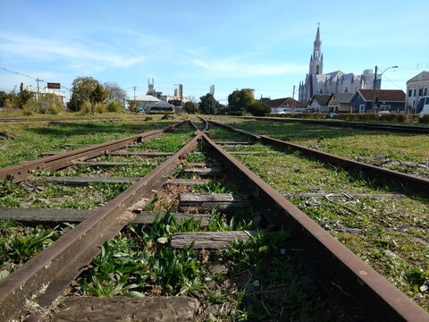 railway in the countryside