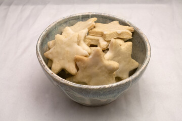 Anis-Plätzchen mit Zuckerguss Aufsicht