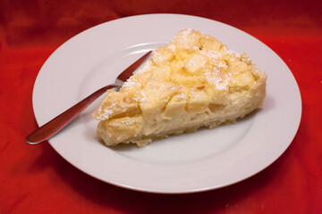 Apfel-Tarte Stück